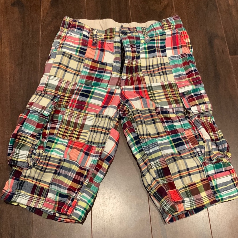 GAP size 12 plaid shorts